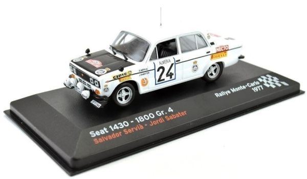 AKI0090 - SEAT 1430 1800 Gr. 4 #24 Salvador Servia / Jordi Sabater rallye de MONTE CARLO 1977 - 1