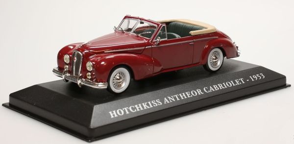 AKI0105 - HOTCHKISS Antheor cabriolet ouvert 1953 rouge - 1