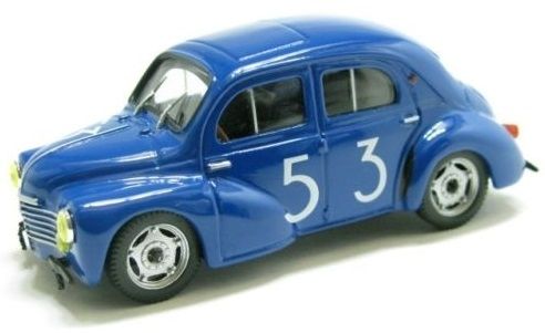 AKI0116 - RENAULT 4CV Berline R1063 #53  Bol D'or 1952 bleue - 1