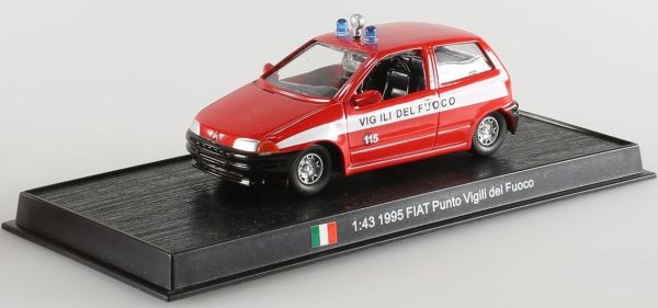 AKI0142 - FIAT PUNTO Vigili Del Fuoco pompier italien sous blister - 1