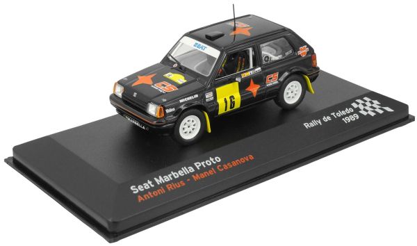 AKI0156 - SEAT Marbella Proto #16 Antoni Rius / Manel casanova rallye de Toledo 1989 - 1