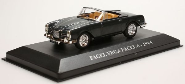 AKI0161 - FACEL VEGA Facel 6 1964 cabriolet découvert noire - 1