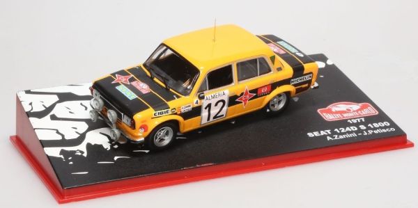 AKI0172 - SEAT 124D S 1800 #12 rallye Monte Carlo 1977 A.Zanini / J.Petisco - 1