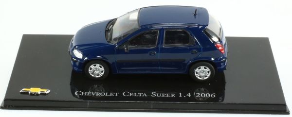 AKI0203 - CHEVROLET Celta Super1.4 2006 bleue - 1