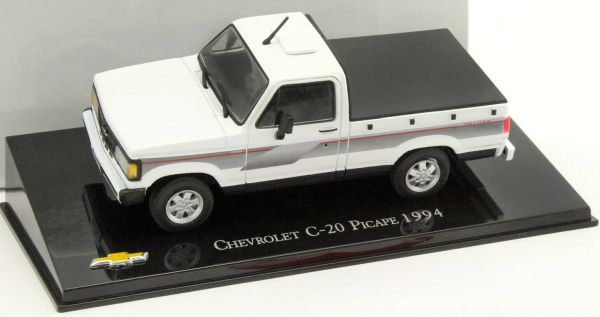AKI0213 - CHEVROLET C-20 Picade De Luxe 1994 pick-up blanc - 1