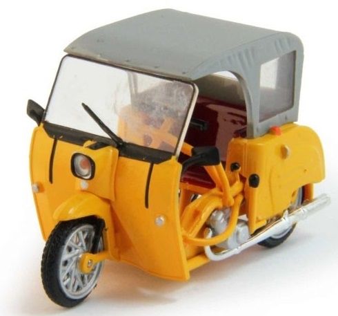 AKI0218 - Triporteur Simson Duo jaune - 1
