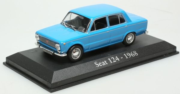 AKI0242 - SEAT 124 1968 bleue - 1