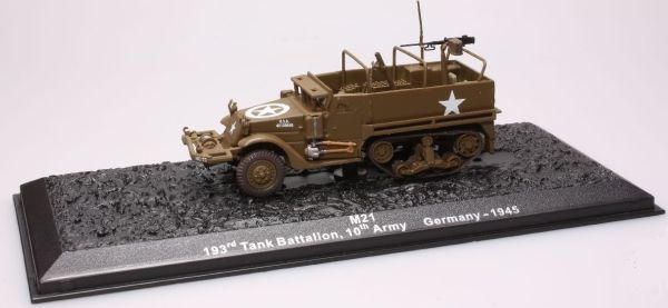 AKI0248 - HALF TRACK m21 avec mortier Tank Bataillon 193 rd 10ème armée seconde guerre mondiale - 1