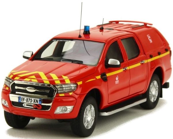 ALARME0002 - FORD Ranger Pick-up pompier double cabine SDIS 35 Ille et Vilaine limité à 250 exemplaires - 1