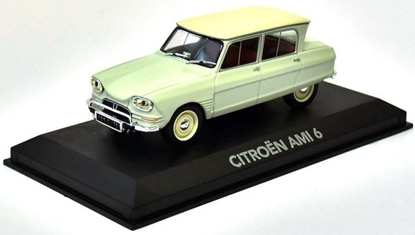 ATL2147208 - CITROEN Ami 6 1961 bleue ciel toit blanc - 1