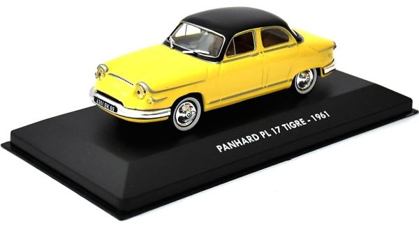 ATL2250401 - PANHARD PL17 Tigre 1961 jaune toit noir - 1