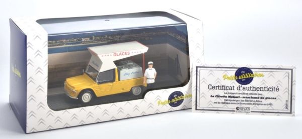 Miniatura Citroen Méhari Marchand De Glaces 1:43 Atlas | Parcelamento - Foto 9