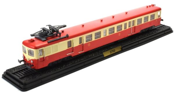 ATL2434001 - Automotrice Type Z-7125 SNCF première et seconde classe rouge et crème de la série Les Automotrices des Réseaux Français machine non-fonctionnel - 1