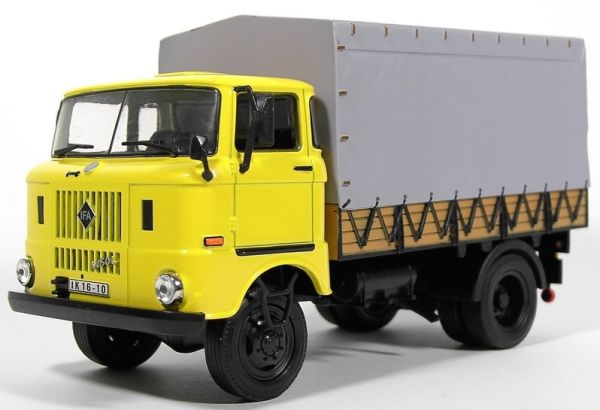 ATL7167101 - IFA W 50 L 4x2 porteur plateau baché à ridelles - 1