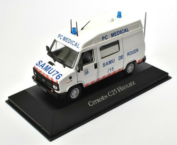 ATL7495013 - CITROEN C25 Heuliez ambulance PC Medical SAMU 76 de Rouen - 1