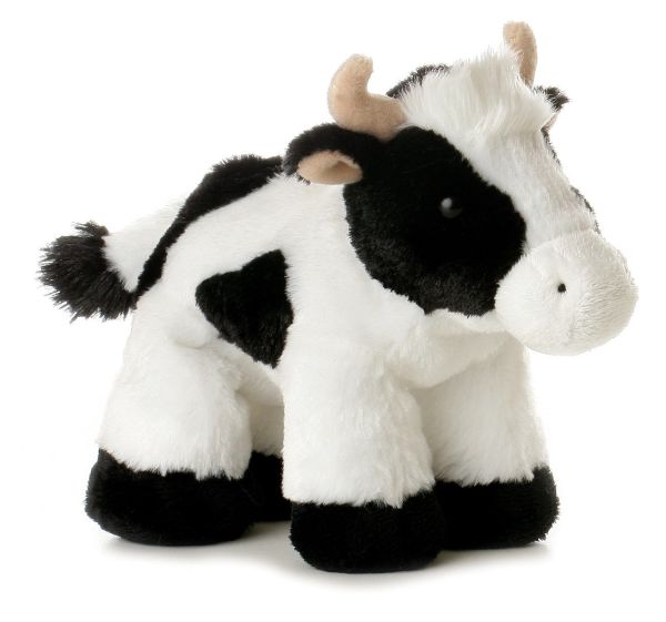 AUR12766 - Peluche Mini Flopsie - Vache 20 cm - 1