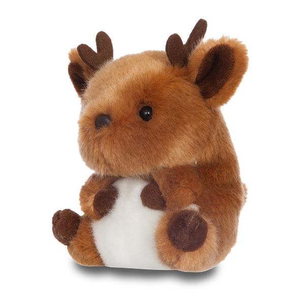 AUR60713 - Peluche Rolly pets - Renne 13 cm - 1
