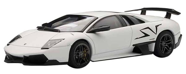 AUT54628 - LAMBORGHINI Murcielago LP670-4 SV (2009) Blanche - 1
