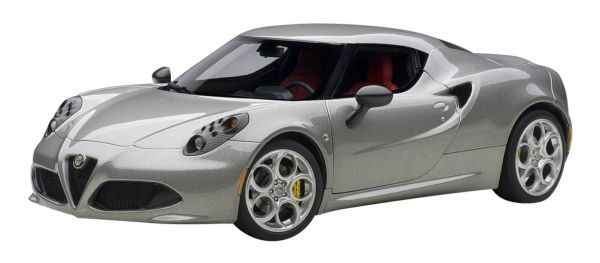 AUT70187 - ALFA ROMEO 4C Gris Métallic Ech:1/18 - 1