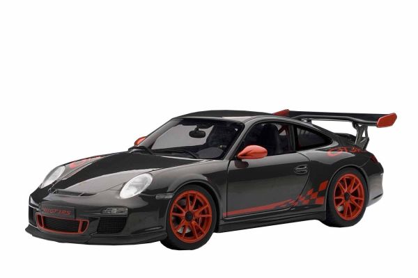AUT78141 - PORSCHE 911 GT3 RS (2010) Noir avec des bandes Rouges Ech:1/18 - 1