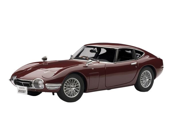 AUT78745 - TOYOTA 2000 GT Coupé (1967) Bordeau Ech:1/18 - 1