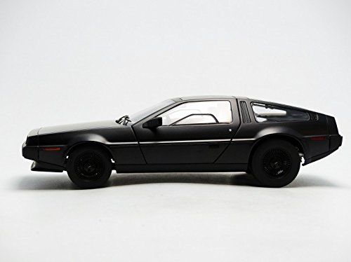 AUT79912 - DE LOREAN DMC-12 (1981) Noir Mat Ech:1/18 - 1