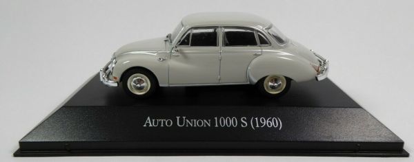 MAGARG37 - AUTO UNION 1000S 1960 berline 4 portes grise vendue sous blister - 1