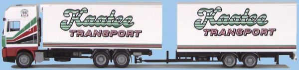 AWM6948.81 - DAF XF95 SSC Porteur 6x4 avec remorque 2 Essieux  