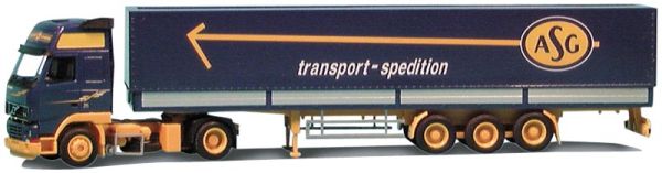 AWM70519 - VOLVO FH16 Globetrotter XL 4x2 Avec remorque 3 Essieux bachée  