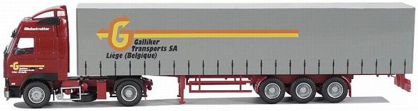 AWM70521 - VOLVO FH12 Globetrotter 4x2 avec remorque bachée 3 Essieux 