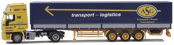 AWM70634 - IVECO Eurostar 4x2 Avec remorque bachée 3 Essieux 