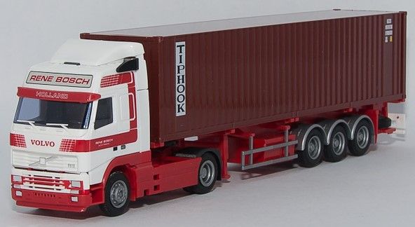 AWM71177 - VOLVO FH12 Globetrotter 4x2  Avec remorque porte container et container 40 pieds 