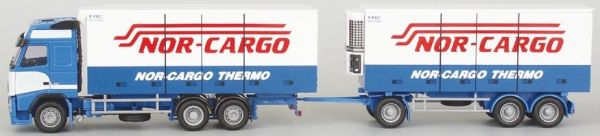 AWM71950 - VOLVO FH12 XL Globetrotter 3 Essieux porteur avec remorque 3 Essieux frigorifique THERMOKING 