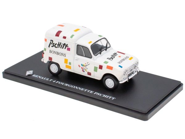 G110T007 - RENAULT 4 fourgonnette PSCHITT blanche - 1