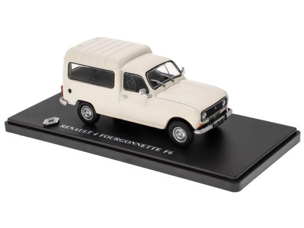 G110T024 - RENAULT 4 fourgonnette F6 blanche - 1