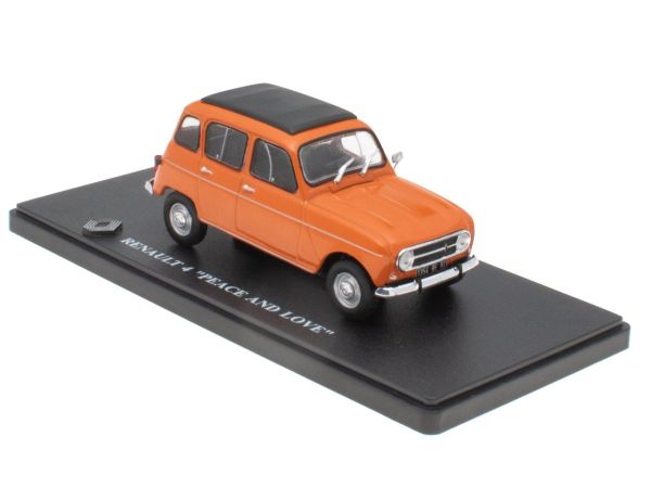 G110T071 - RENAULT 4 peace and love orange - 1
