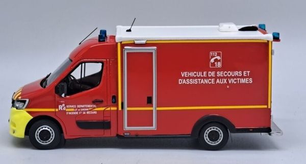 ALERTE0143 RENAULT Master 2019 WAS VSAV SDIS 77 1/43
