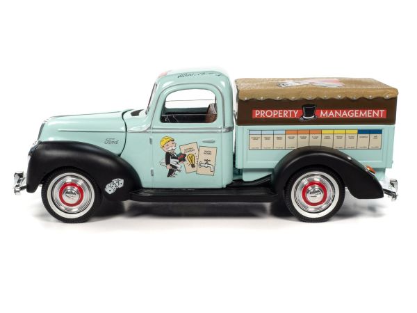 AMMAWSS138 - FORD Truck 1940 Vert et noir MONOPOLY - 1