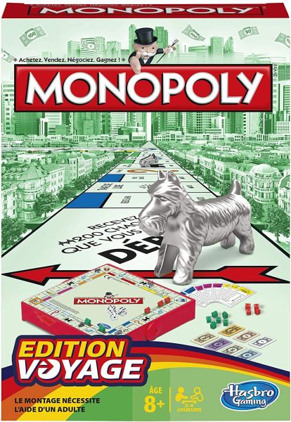 HASB1002 - MONOPOLY Édition voyage - 1