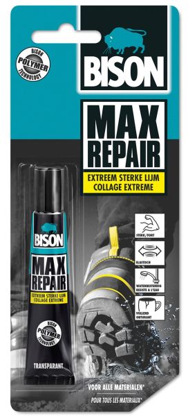 BIS1671 - Tube de colle MAX REPAIR 20 g transparente pour toutes matières - 1