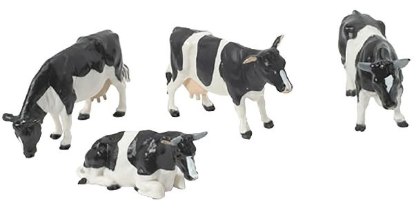 BRI40961 - 4 Vaches HOLSTEIN - 1