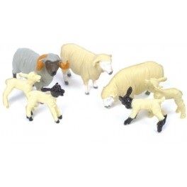 BRI40967 - 3 Moutons avec 4 Agneaux - 1