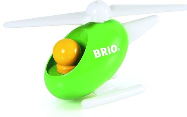 BRIO30206V - Hélicoptère Vert en bois - 1