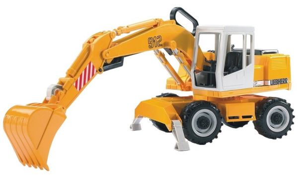 BRU2426 - Pelle sur pneus LIEBHERR Ech:1/16 - 1