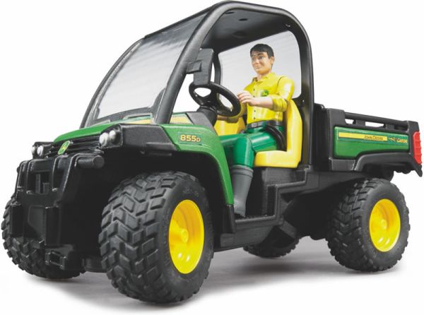 BRU2490 - GATOR JOHN DEERE avec personnage Ech:1/16 - 1