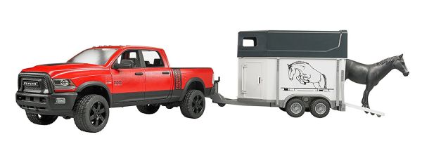 BRU2501 - 4X4 RAM 2500 Power Wagon avec van et 1 cheval - 1