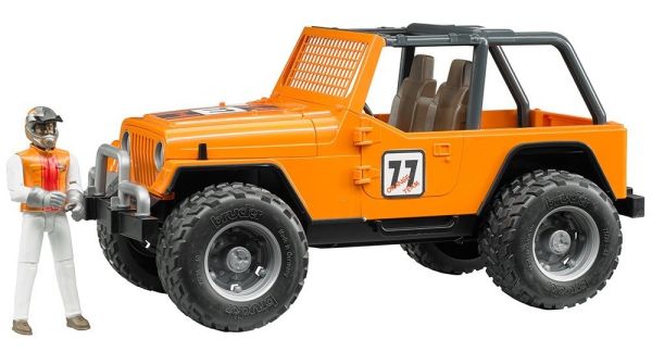 BRU2542 - JEEP Cross country orange avec pilote Ech:1/16 - 1