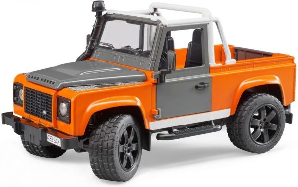 BRU2591 - PICK UP LAND ROVER 90 orange Ech:1/16 - 1