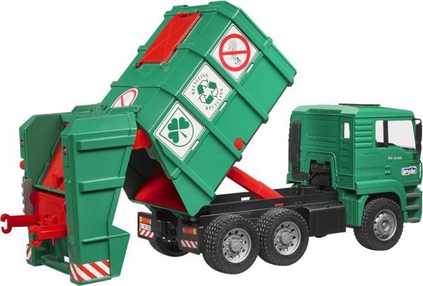 Camion Poubelle MAN Schörling 4R Silent - Conrad 1/50 - 1989 - Métal (occasion)