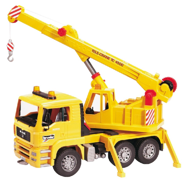 Camion grue MAN Ech:1/16 par BRUDER BRU2754